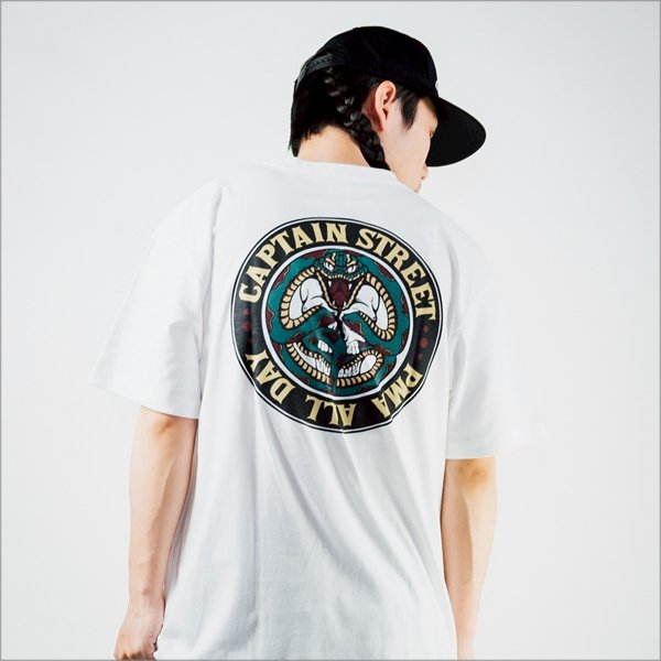 画像12: CAPTAIN STREET Snake Tシャツ WHITE キャプテンストリート (12)