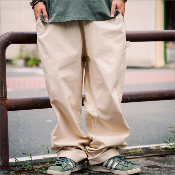 画像15: 【送料無料】COOKMAN クックマン Carpenter's パンツ CREAM (15)