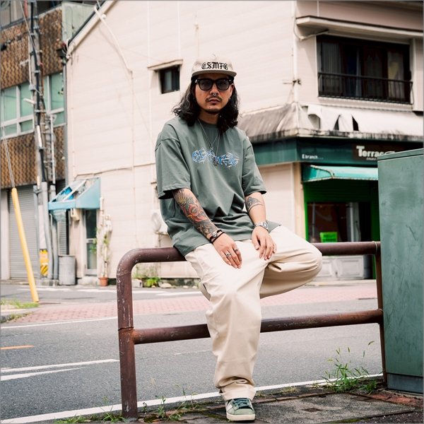 画像8: Deviluse デビルユース Faint Tシャツ OLIVE (8)