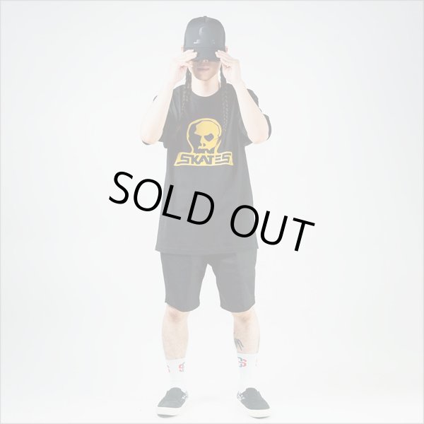 画像4: 【送料無料】SKULL SKATES スカルスケーツ BURBS Tシャツ BLACK/GOLD (4)