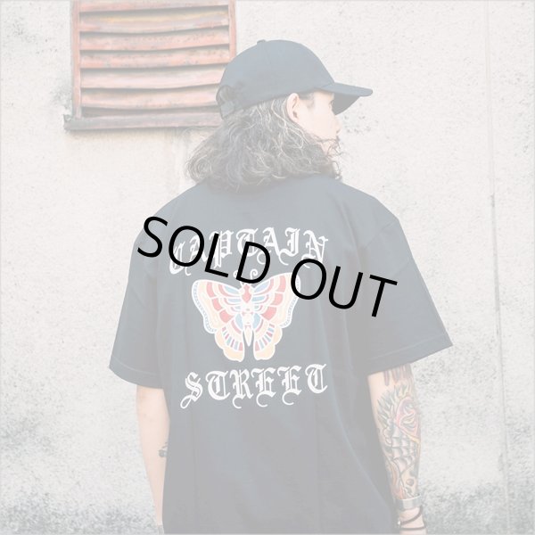 画像12: CAPTAIN STREET Butterfly Tシャツ BLACK キャプテンストリート (12)