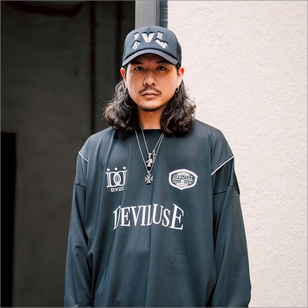 画像7: Deviluse デビルユース Adorn メッシュキャップ BLACK (7)