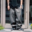 画像15: 【送料無料】COOKMAN クックマン Semiwide Chef パンツ Herringbone DENIM LIGHT BLACK (15)