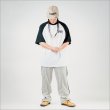 画像13: CAPTAIN STREET CAPST Logo ラグランTシャツ BLACK/WHITE キャプテンストリート (13)