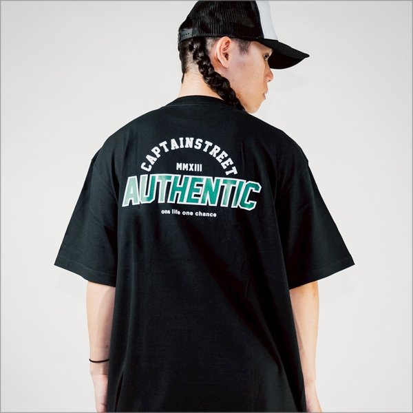 画像15: 【20%OFF】CAPTAIN STREET AUTHENTIC Tシャツ BLACK キャプテンストリート (15)