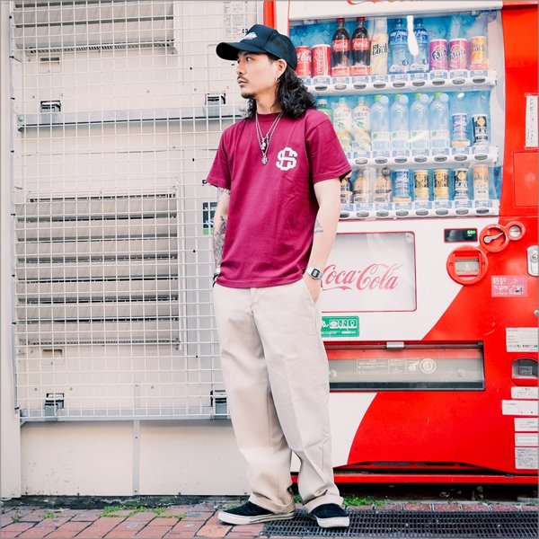 画像13: CAPTAIN STREET eighty Tシャツ BURGUNDY キャプテンストリート (13)
