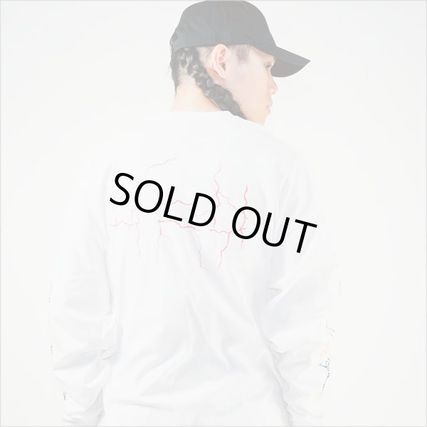 画像8: Deviluse デビルユース Lightning L/S Tシャツ WHITE (8)