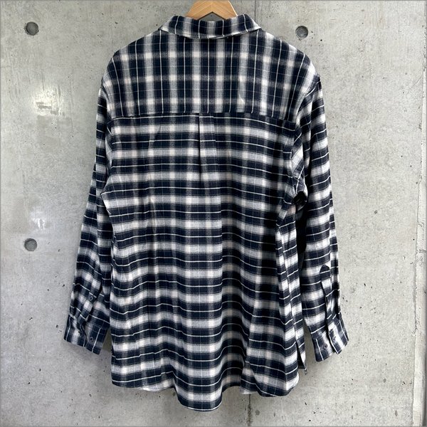 画像2: 【送料無料】CAPTAIN STREET CAPTAINST CHECK L/S シャツ BLACK キャプテンストリート (2)