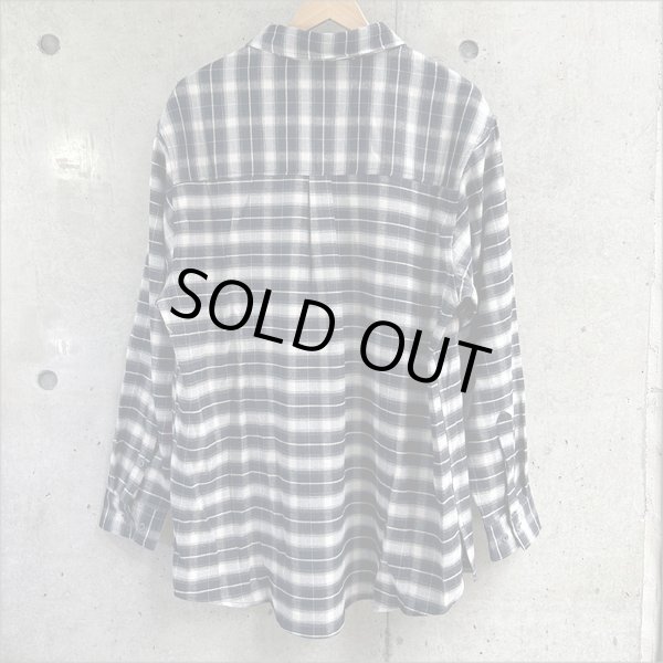 画像2: 【送料無料】CAPTAIN STREET CAPTAINST CHECK L/S シャツ BLACK キャプテンストリート (2)