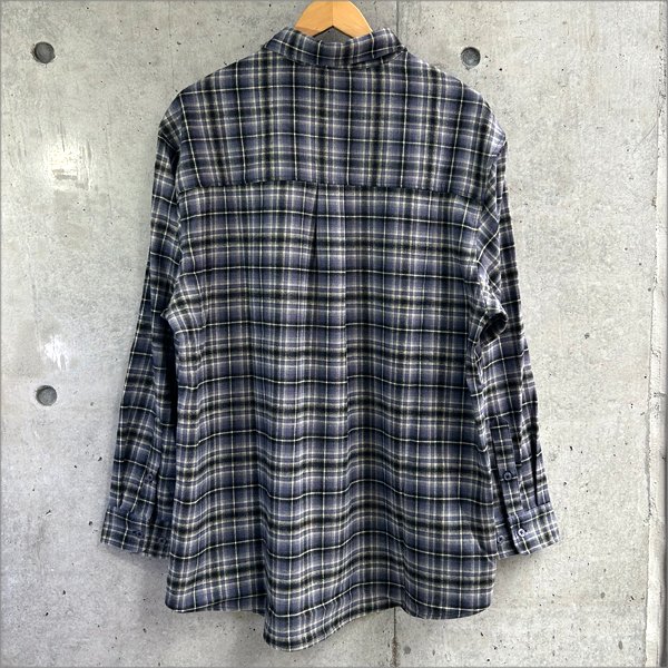 画像2: 【送料無料】CAPTAIN STREET CAPTAINST CHECK L/S シャツ GRAY キャプテンストリート (2)