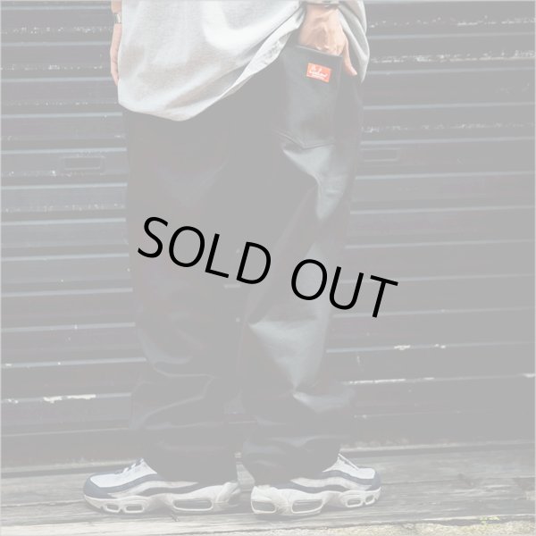 画像9: 【送料無料】COOKMAN クックマン Semiwide Chef パンツ Duck Canvas BLACK (9)