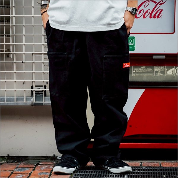 画像15: 【送料無料】COOKMAN クックマン Semiwide Chef パンツ Front Pocket Duck Canvas BLACK (15)