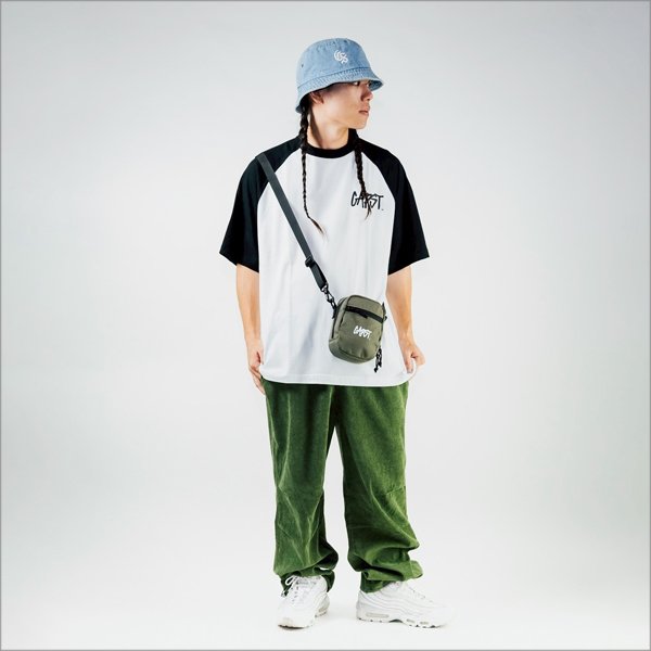 画像15: CAPTAIN STREET CAPST Logo ラグランTシャツ BLACK/WHITE キャプテンストリート (15)