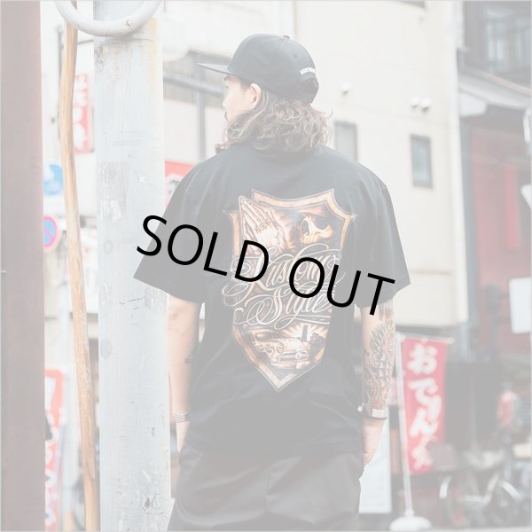 画像11: KustomStyle カスタムスタイル ESCUDO DE CEPILLO Tシャツ BLACK (11)