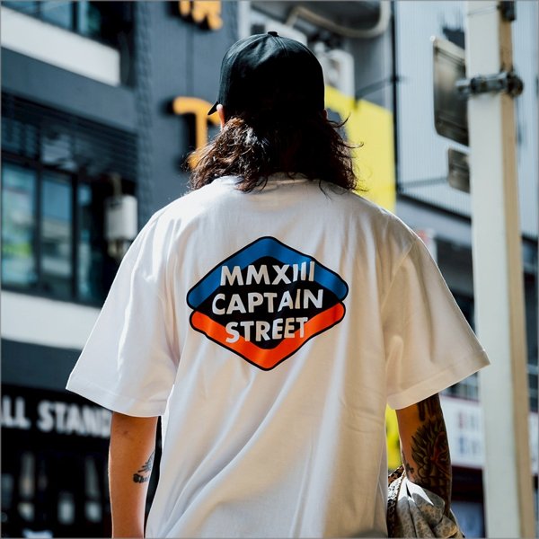 画像7: CAPTAIN STREET Rhombus Tシャツ WHITE キャプテンストリート (7)
