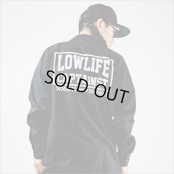 画像16: 【50％OFF】CAPTAIN STREET LOW LIFE L/S ワークシャツ BLACK キャプテンストリート (16)