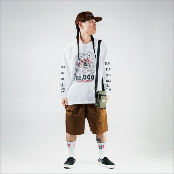 画像15: CAPTAIN STREET CAPST Logo Pouch MOSS GRAYキャプテンストリート (15)