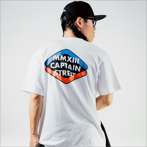 画像8: CAPTAIN STREET Rhombus Tシャツ WHITE キャプテンストリート (8)