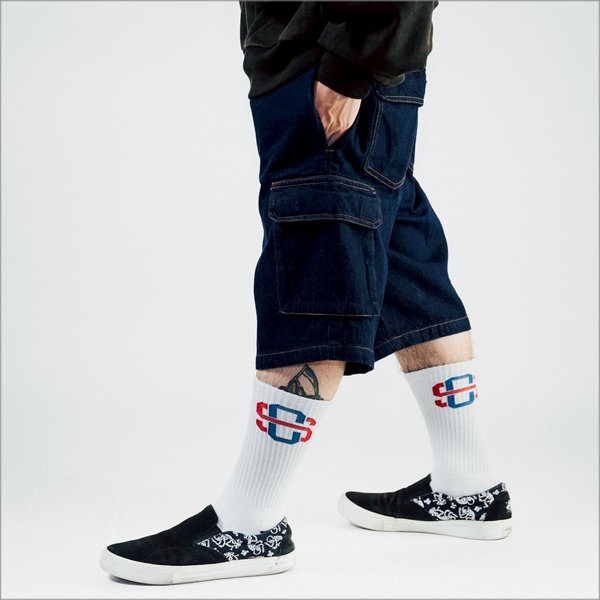 画像12: CAPTAIN STREET eighty SOCKS WHITE キャプテンストリート (12)