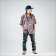 画像8: 【送料無料】BLUCO ブルコ POOLSIDE SHIRT S/S -Mexican- BURGUNDY (8)