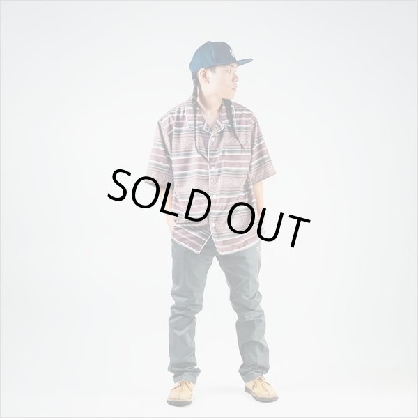画像8: 【40％OFF】BLUCO ブルコ POOLSIDE SHIRT S/S -Mexican- BURGUNDY (8)