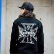 画像7: KustomStyle カスタムスタイル IRON CROSS L/S Tシャツ BLACK	 (7)