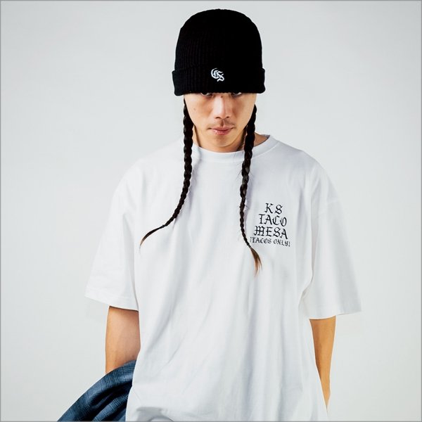 画像4: CAPTAIN STREET Classic CS ニットキャップ BLACK キャプテンストリート (4)