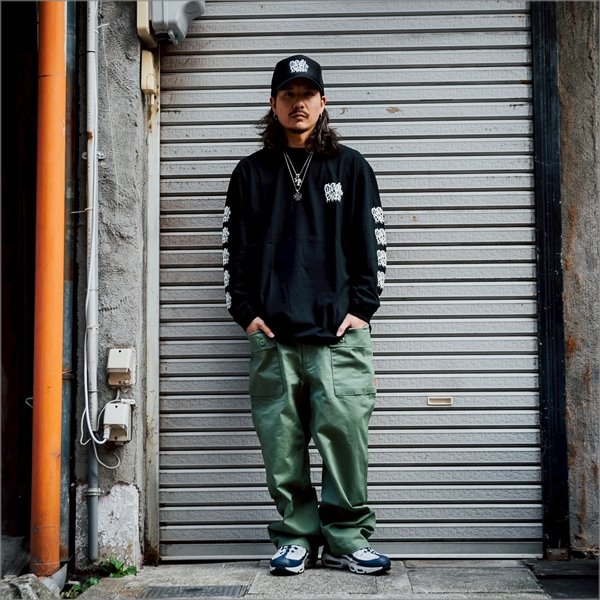 画像9: CAPTAIN STREET Tag L/S Tシャツ BLACK キャプテンストリート (9)