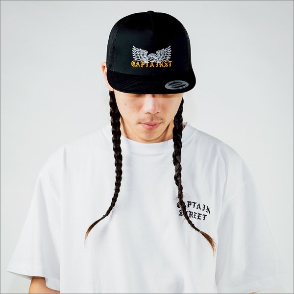 画像6: CAPTAIN STREET Eagle メッシュキャップ BLACK キャプテンストリート (6)
