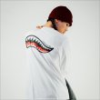 画像13: CAPTAIN STREET Shark Mouth L/S Tシャツ WHITE キャプテンストリート (13)