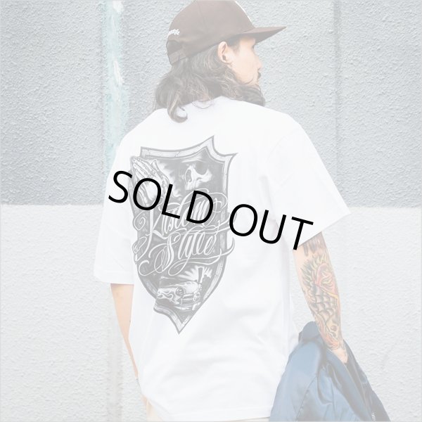 画像10: KustomStyle カスタムスタイル ESCUDO DE CEPILLO Tシャツ WHITE (10)