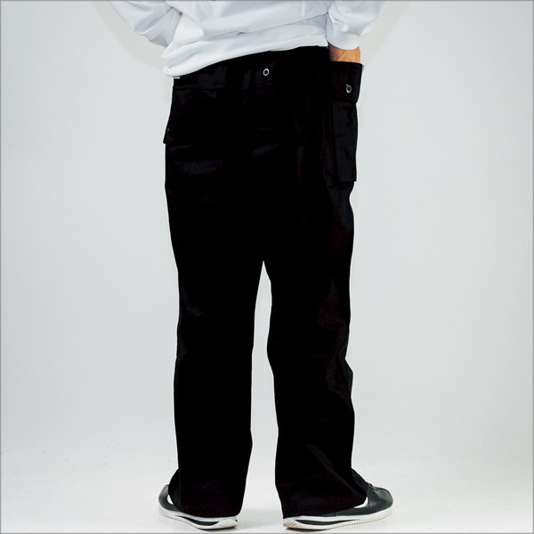 画像7: 【送料無料】COOKMAN クックマン Monkey パンツ Herringbone BLACK (7)