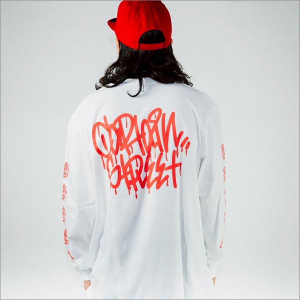 画像12: CAPTAIN STREET Tag L/S Tシャツ WHITE キャプテンストリート (12)