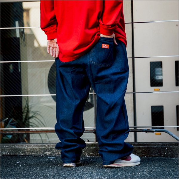 画像9: 【送料無料】COOKMAN クックマン Semiwide Chef パンツ DENIM (9)