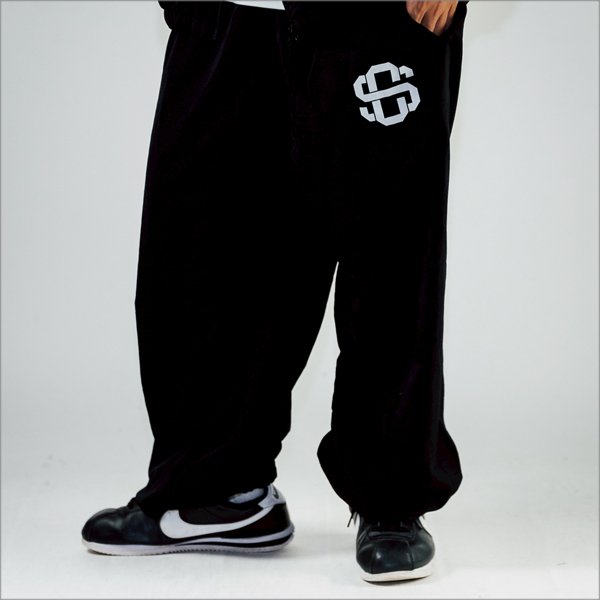 画像5: 【送料無料】CAPTAIN STREET eighty ナイロンパンツ BLACK キャプテンストリート (5)