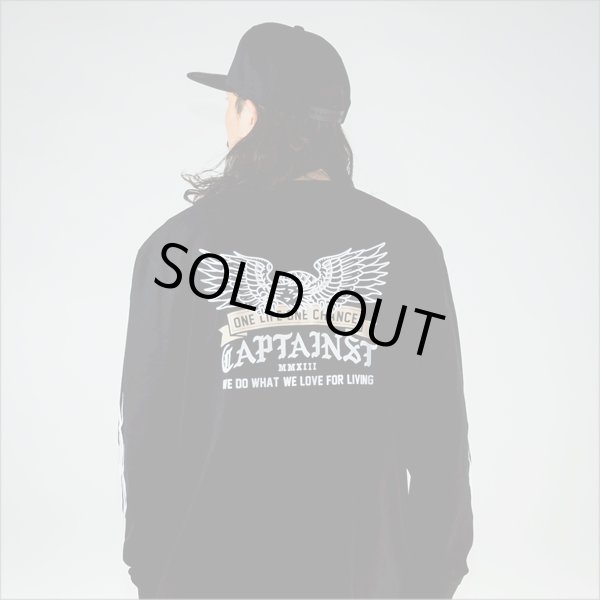 画像9: CAPTAIN STREET Eagle L/S Tシャツ BLACK キャプテンストリート (9)