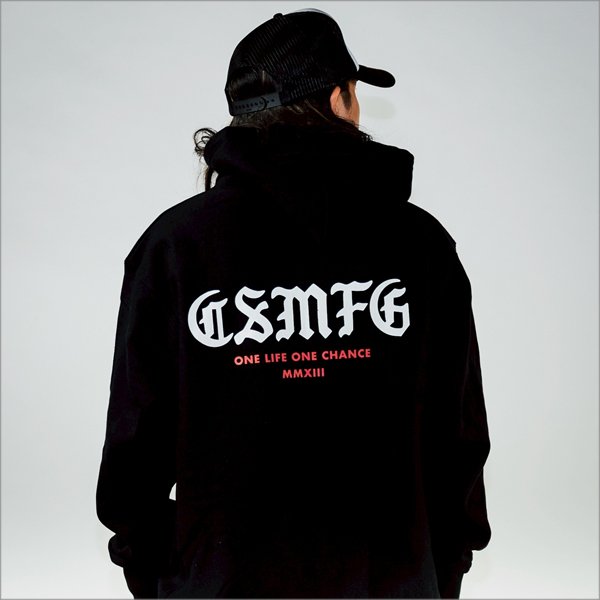 画像8: 【送料無料】CAPTAIN STREET CSMFG P/Oパーカー BLACK キャプテンストリート (8)