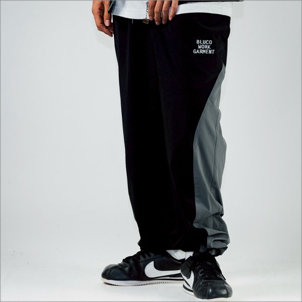 画像12: 【送料無料】BLUCO ブルコ STRETCH TRACK PANTS -COMBINATION- BLACK/GRAY (12)
