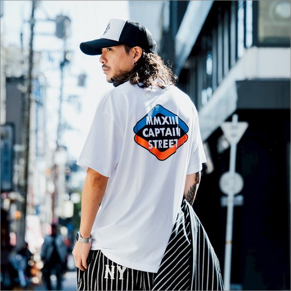 画像10: CAPTAIN STREET Rhombus Tシャツ WHITE キャプテンストリート (10)