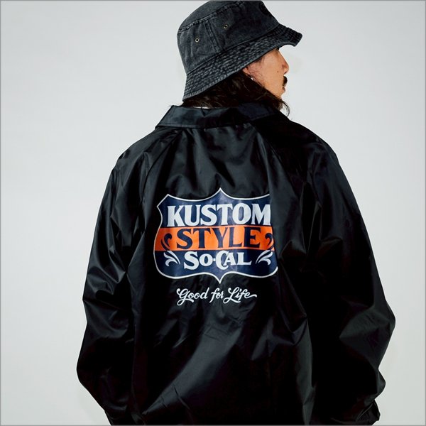 画像16: 【送料無料】KustomStyle カスタムスタイル GOOD FOR LIFE コーチJKT BLACK (16)