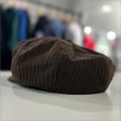 画像2: BLUCO ブルコ CORDUROY NEWSBOY CAP BROWN (2)
