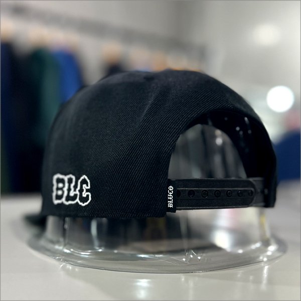画像2: BLUCO ブルコ 6-PANEL CAP -Champ- BLACK (2)