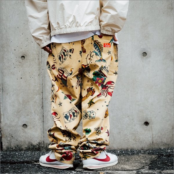 画像8: 【送料無料】COOKMAN クックマン Chef パンツ Old Tattoo BEIGE (8)