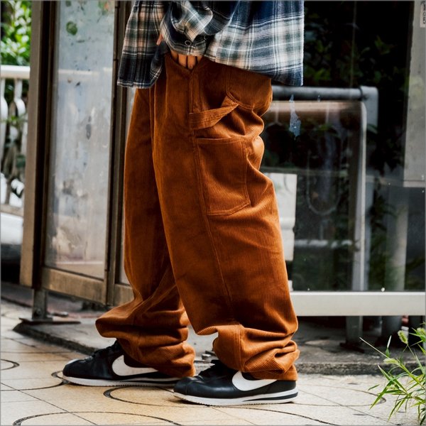 画像7: 【送料無料】COOKMAN クックマン Carpenter's パンツ Corduroy BROWN (7)