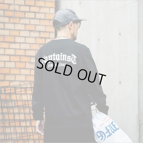 画像9: CAPTAIN STREET CRN Logo L/S Tシャツ BLACK キャプテンストリート (9)