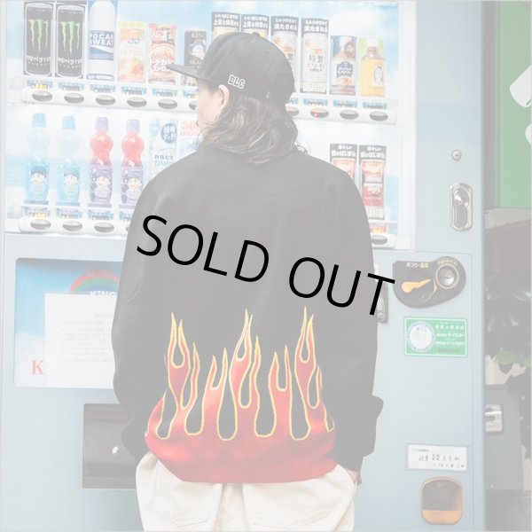 画像7: 【送料無料】COOKMAN クックマン Knitted Cardigan Flame BLACK (7)