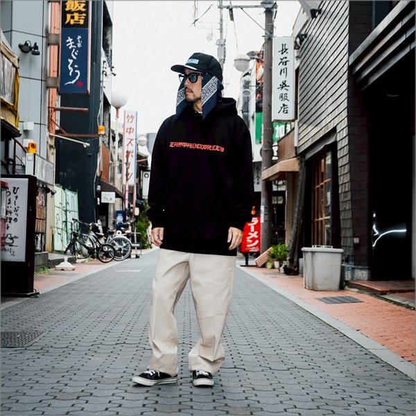 画像12: 【送料無料】CAPTAIN STREET Tiger P/Oパーカー BLACK キャプテンストリート (12)