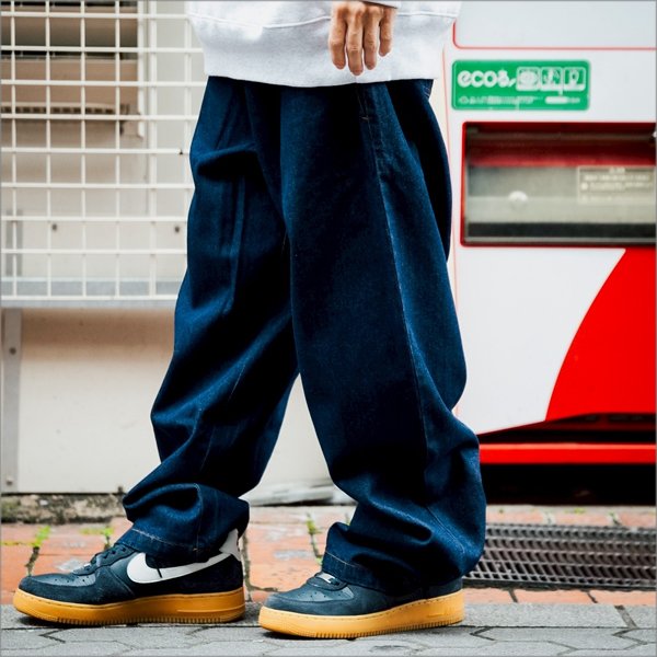 画像10: 【送料無料】COOKMAN クックマン Semiwide Chef パンツ DENIM (10)