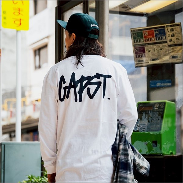 画像12: CAPTAIN STREET CAPST Logo L/S Tシャツ WHITE キャプテンストリート (12)