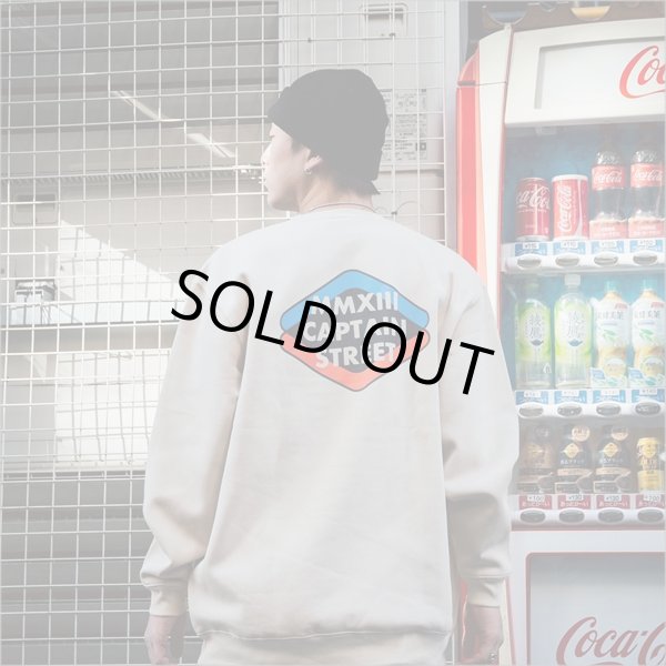 画像8: 【送料無料】CAPTAIN STREET Rhombus クルーネックスウェット SAND キャプテンストリート (8)